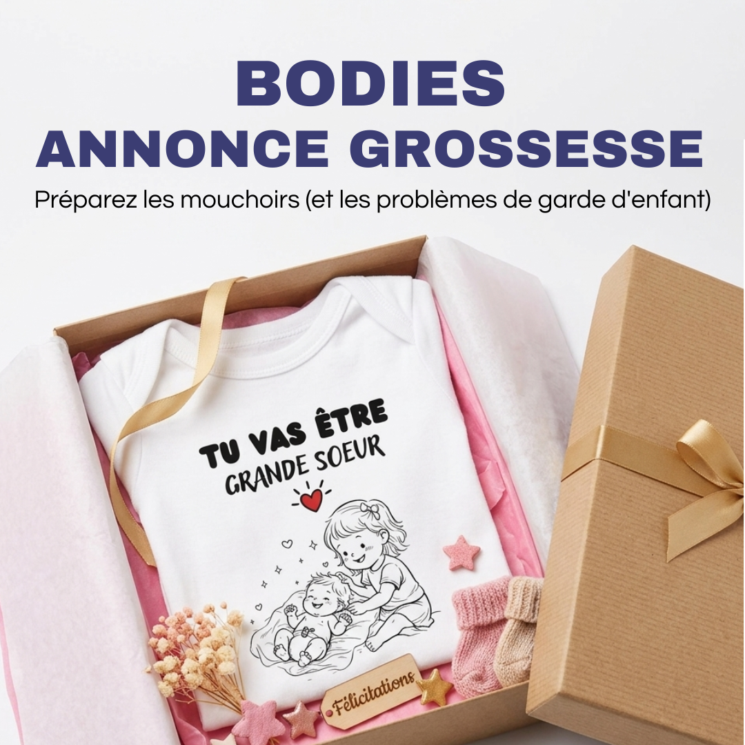Bodys Annonce grossesse